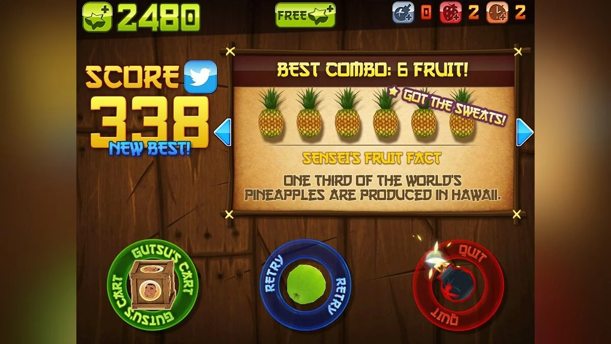 Скриншоты из Fruit Ninja / Картинка 150