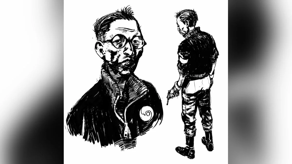Арт из Disco Elysium / Картинка 18