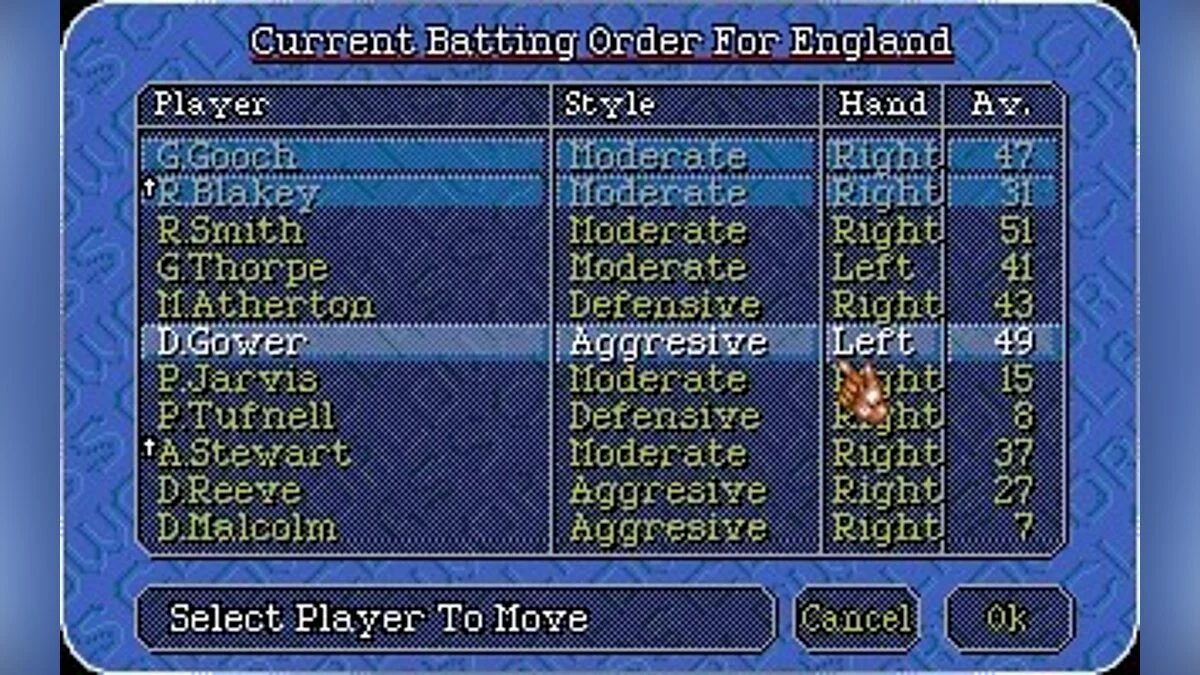 Скриншоты из Allan Border's Cricket / Картинка 25