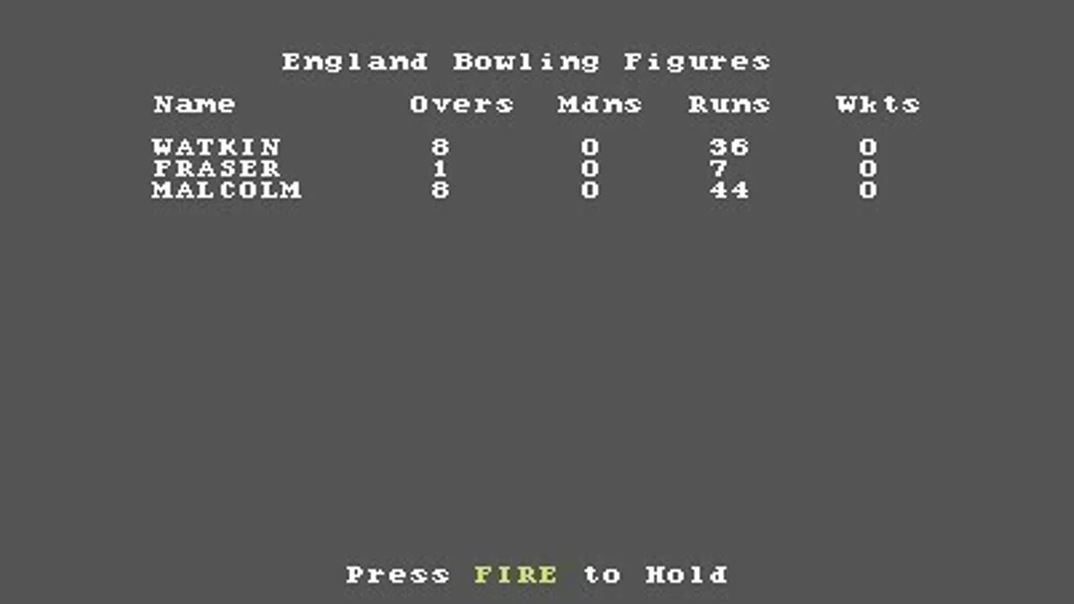 Скриншоты из Allan Border's Cricket / Картинка 35