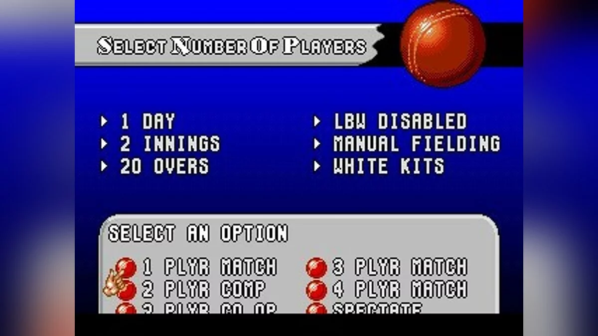 Скриншоты из Allan Border's Cricket / Картинка 46
