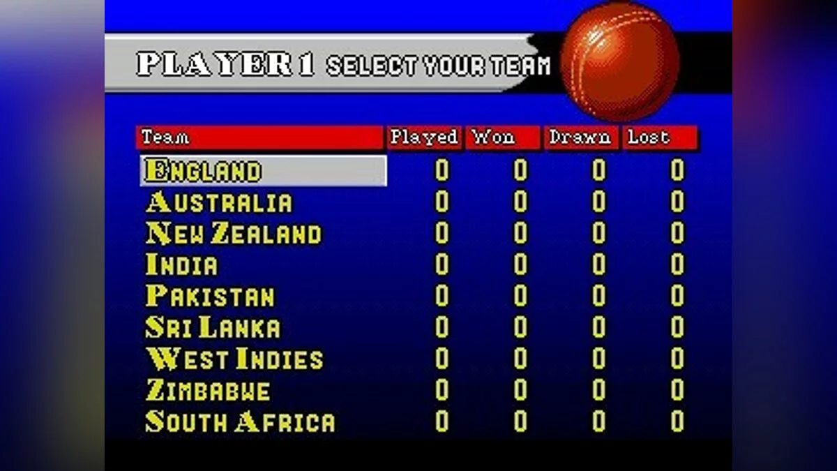 Скриншоты из Allan Border's Cricket / Картинка 47