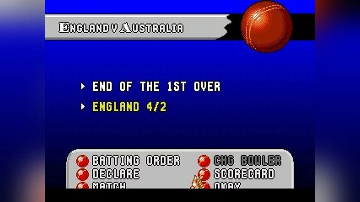 Скриншоты из Allan Border's Cricket / Картинка 56
