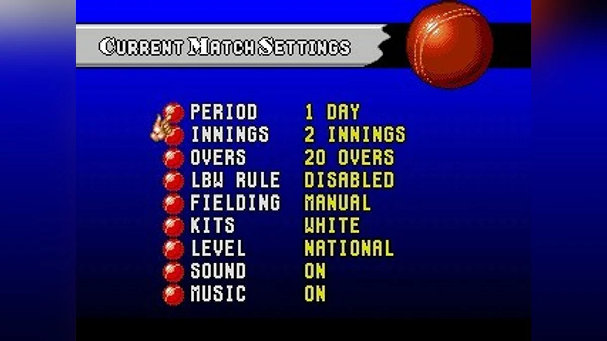 Скриншоты из Allan Border's Cricket / Картинка 63