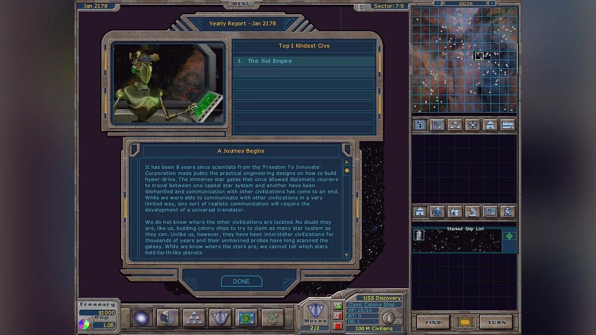 Скриншоты из Galactic Civilizations / Картинка 3
