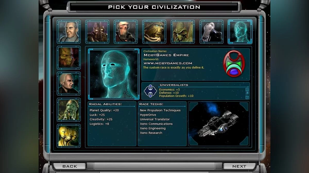 Скриншоты из Galactic Civilizations 2: Dread Lords / Картинка 55