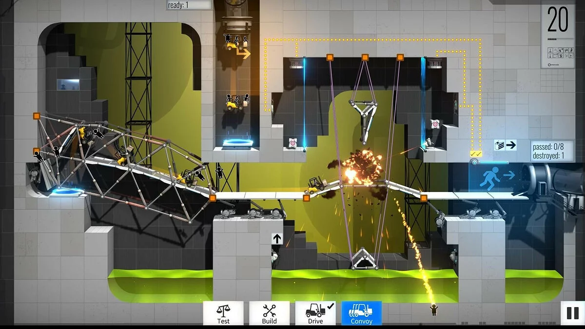 Скриншоты из Bridge Constructor Portal / Картинка 6