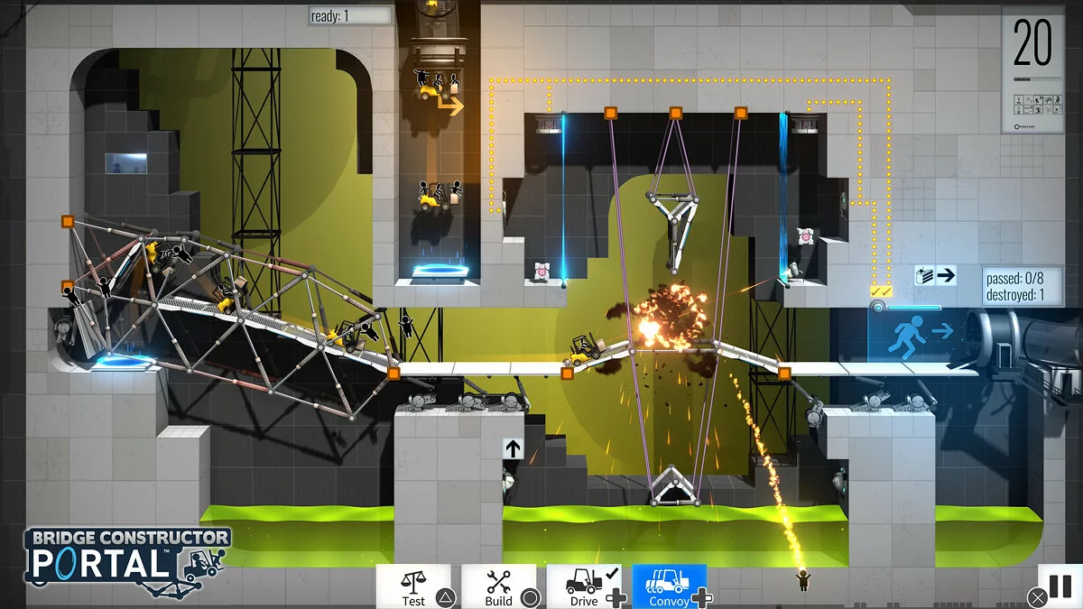 Скриншоты из Bridge Constructor Portal / Картинка 13