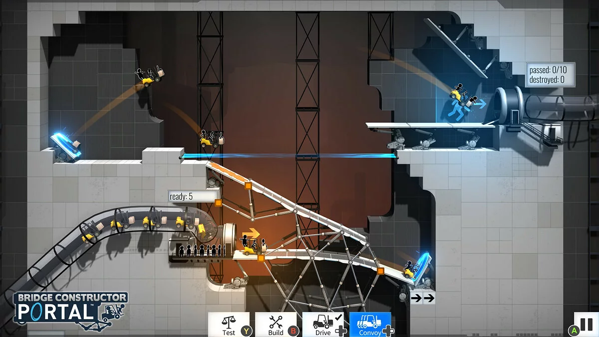 Скриншоты из Bridge Constructor Portal / Картинка 15