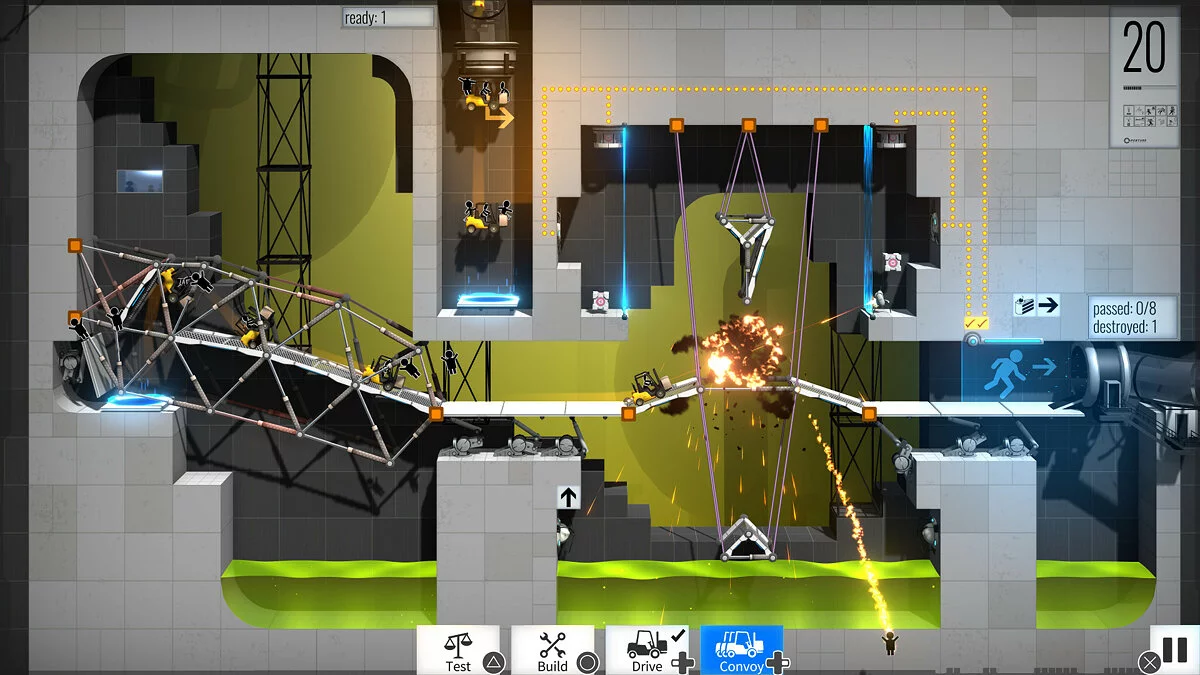 Скриншоты из Bridge Constructor Portal / Картинка 38