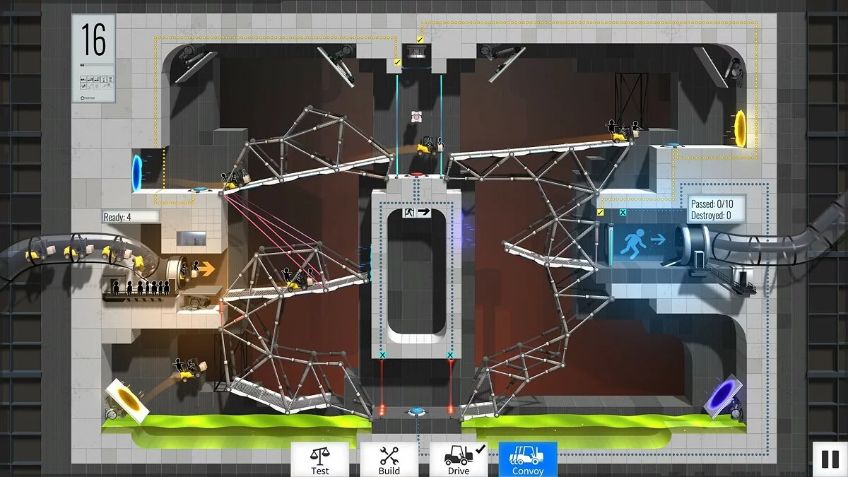 Скриншоты из Bridge Constructor Portal / Картинка 43