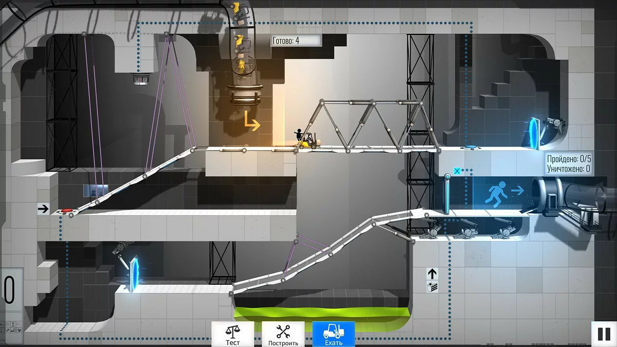 Скриншоты из Bridge Constructor Portal / Картинка 32