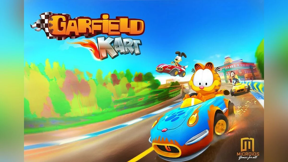 Арт из Garfield Kart / Картинка 1