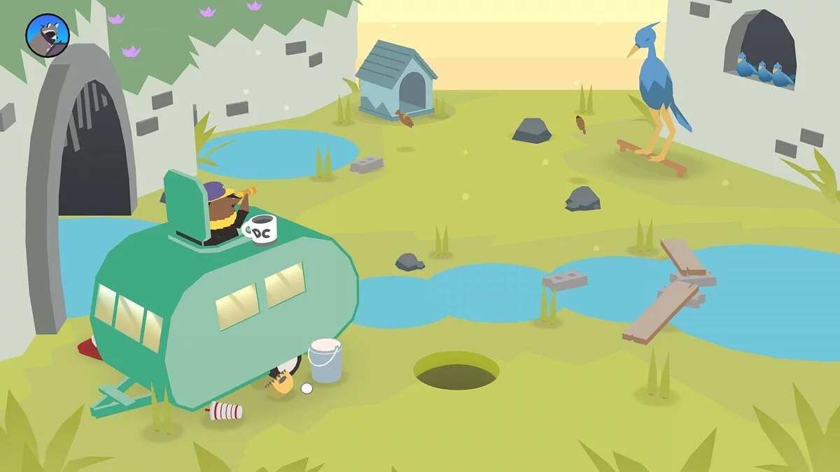 Скриншоты из Donut County / Картинка 25