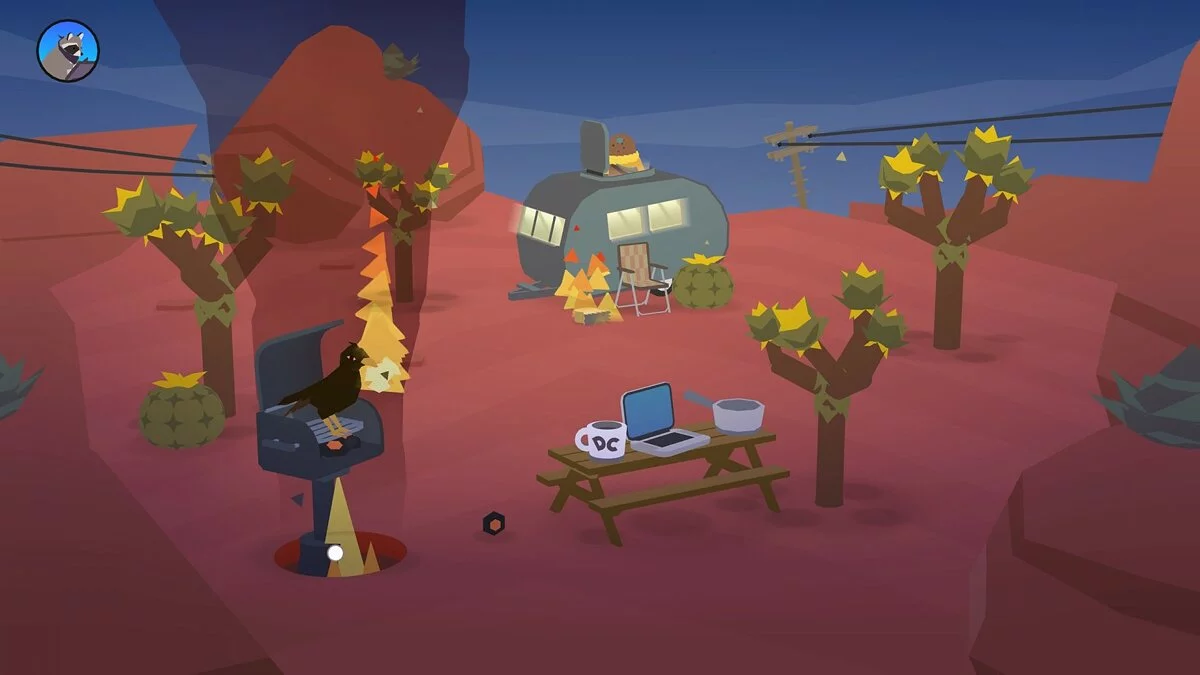 Скриншоты из Donut County / Картинка 29
