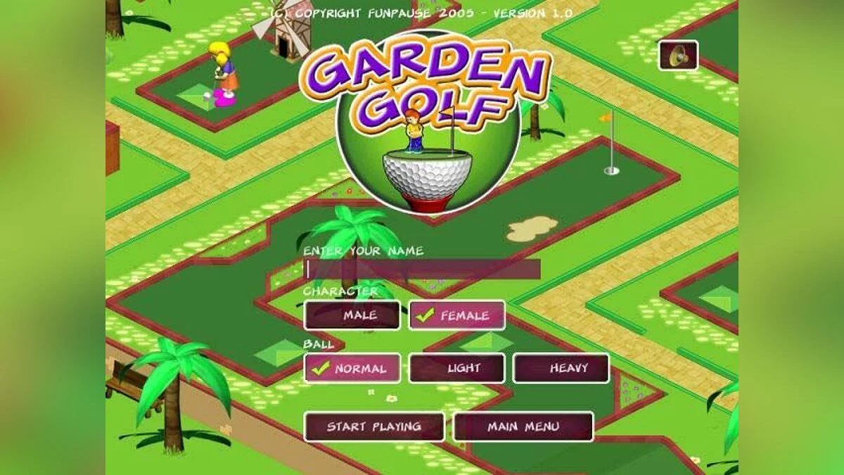 Скриншоты из Garden Golf / Картинка 3