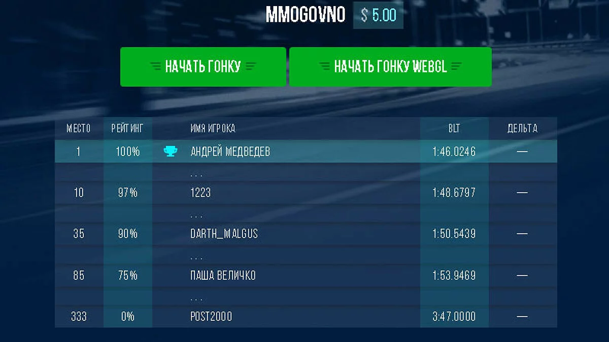 Скриншоты из Money Racing / Картинка 4