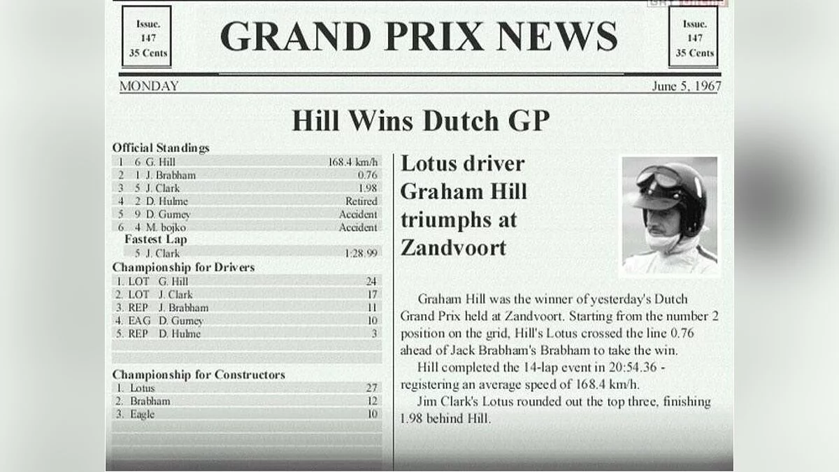 Скриншоты из Grand Prix Legends / Картинка 35