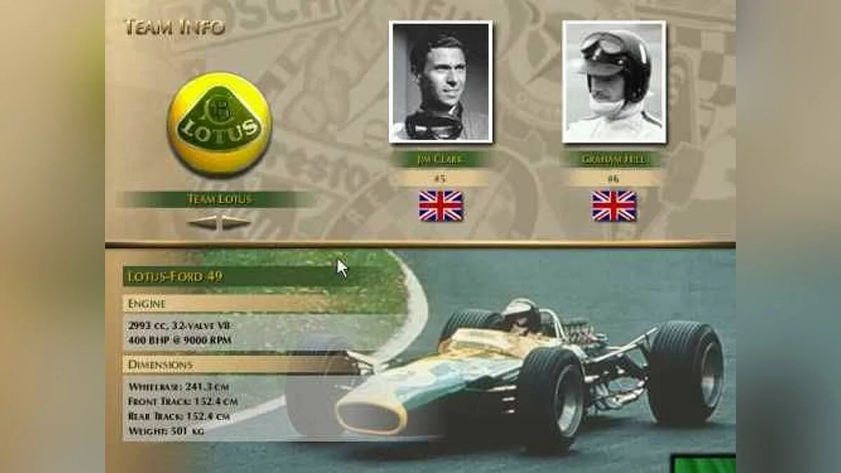 Скриншоты из Grand Prix Legends / Картинка 2