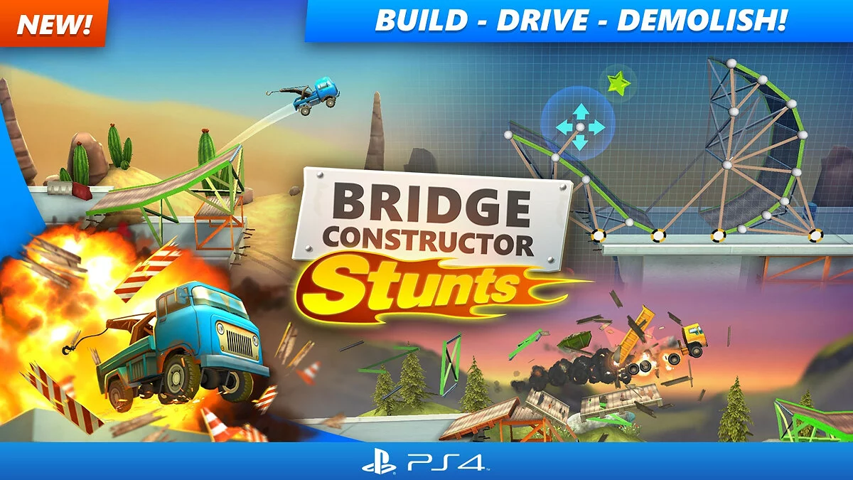 Арт из Bridge Constructor Stunts / Картинка 3