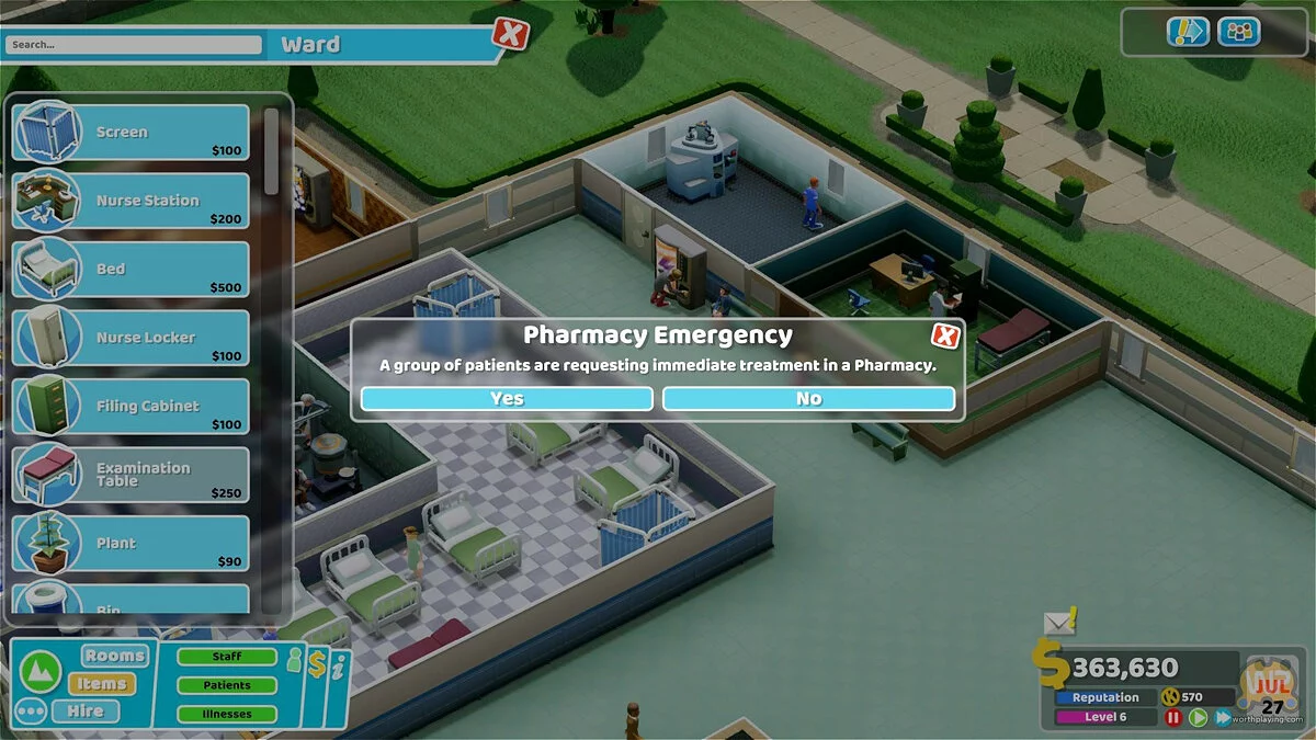 Скриншоты из Two Point Hospital / Картинка 19