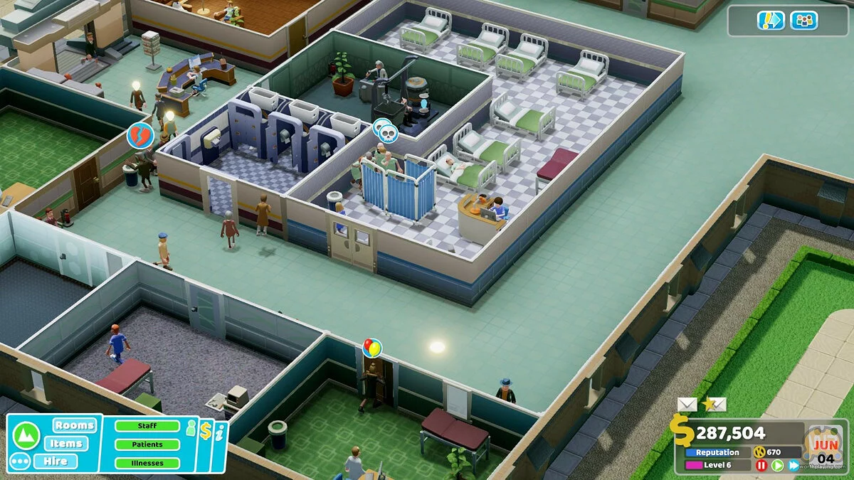 Скриншоты из Two Point Hospital / Картинка 17