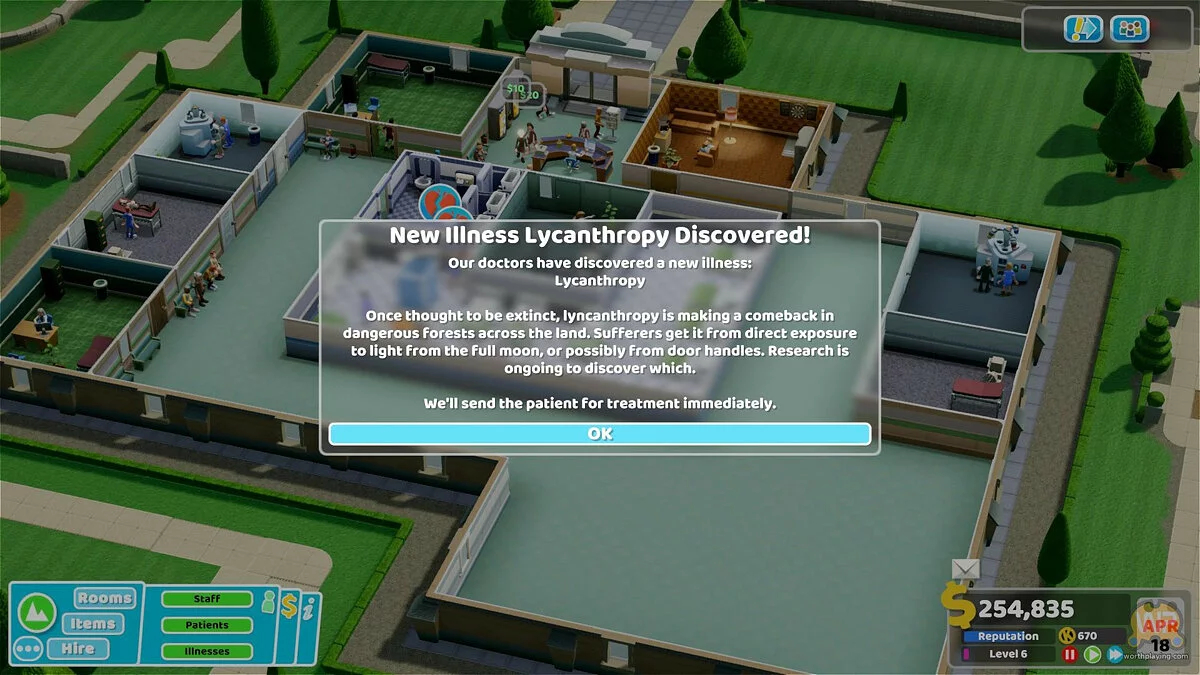 Скриншоты из Two Point Hospital / Картинка 16