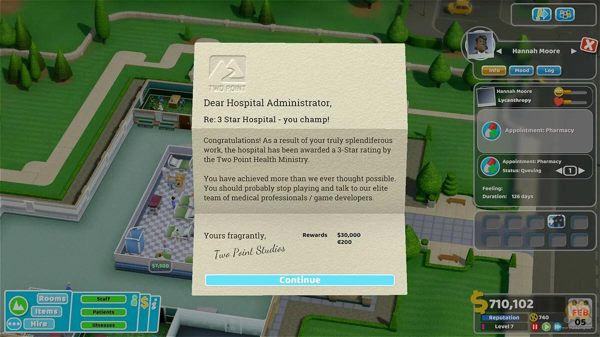 Скриншоты из Two Point Hospital / Картинка 14