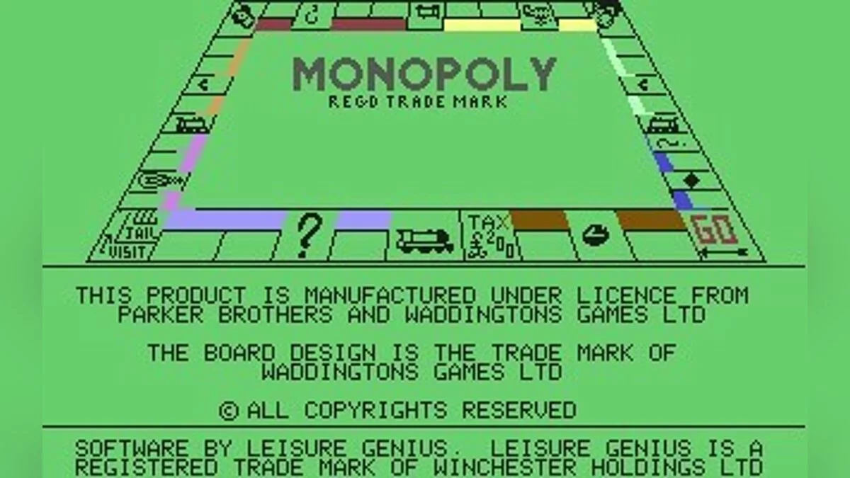 Скриншоты из Monopoly (1985) / Картинка 19