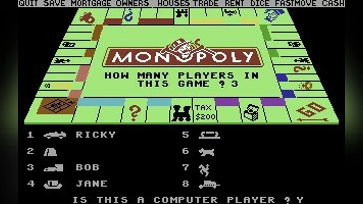Скриншоты из Monopoly (1985) / Картинка 34