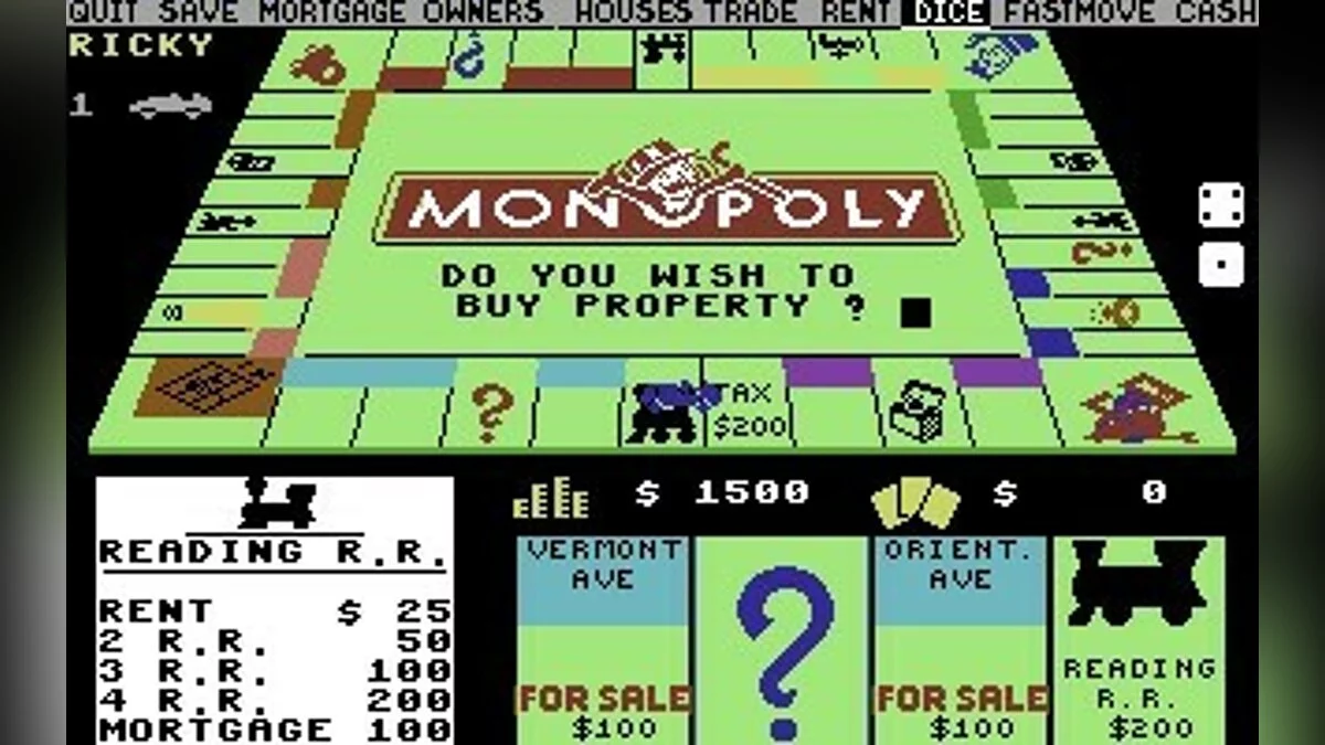 Скриншоты из Monopoly (1985) / Картинка 36