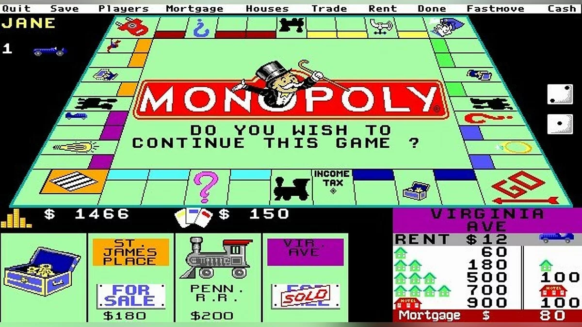 Скриншоты из Monopoly (1985) / Картинка 51