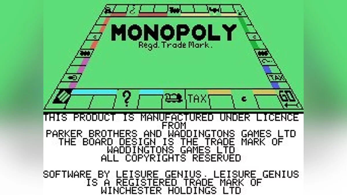 Скриншоты из Monopoly (1985) / Картинка 57