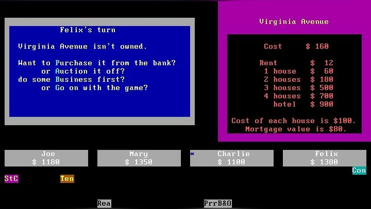 Скриншоты из Monopoly (1985) / Картинка 75