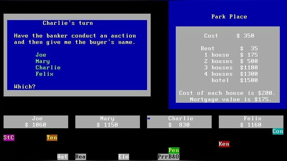 Скриншоты из Monopoly (1985) / Картинка 76