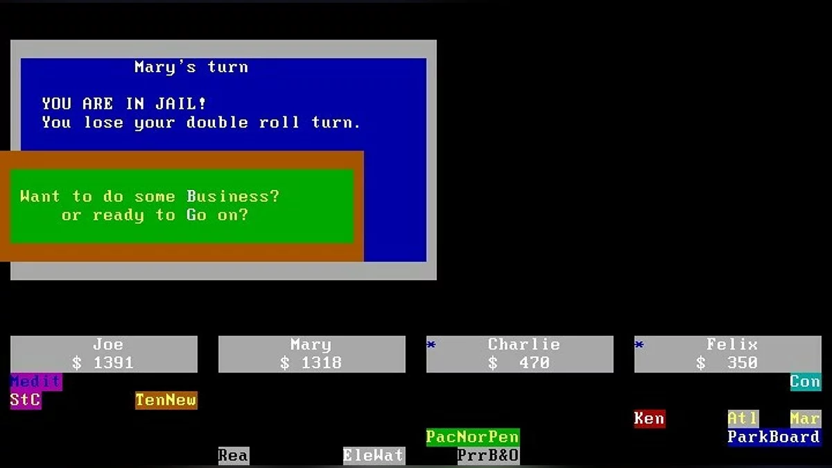 Скриншоты из Monopoly (1985) / Картинка 79