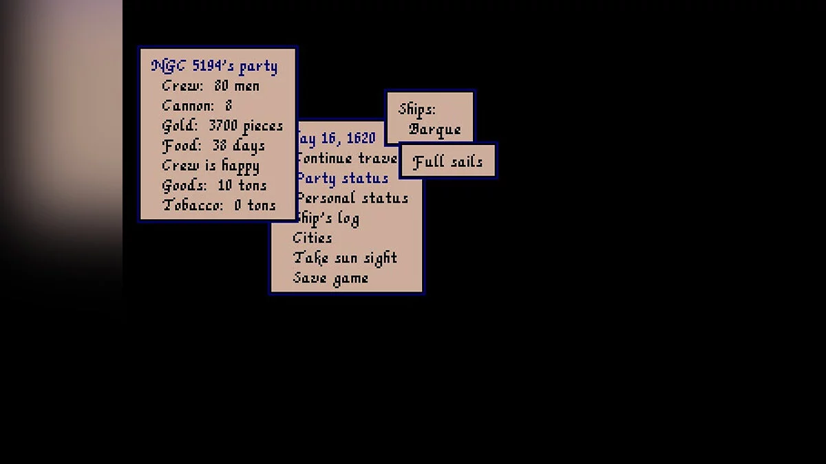 Скриншоты из Sid Meier's Pirates! (1990) / Картинка 1