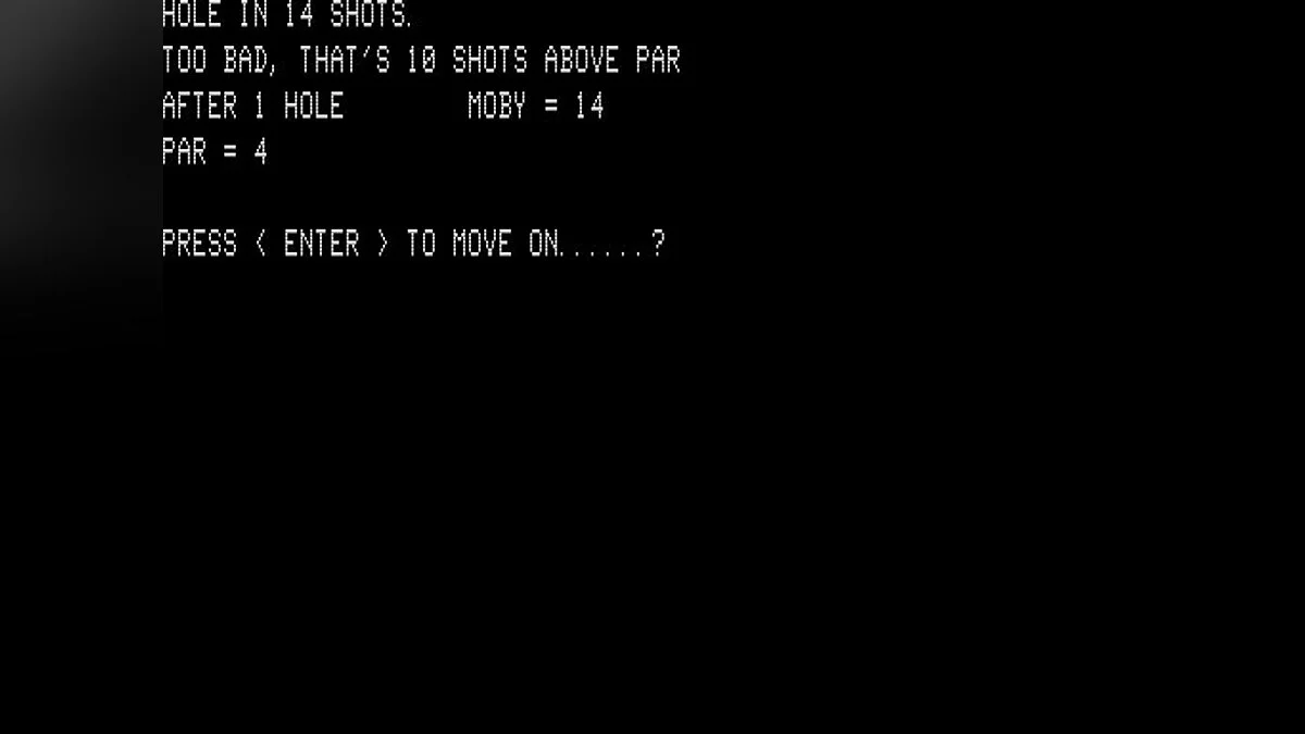 Скриншоты из Computer Golf! / Картинка 16