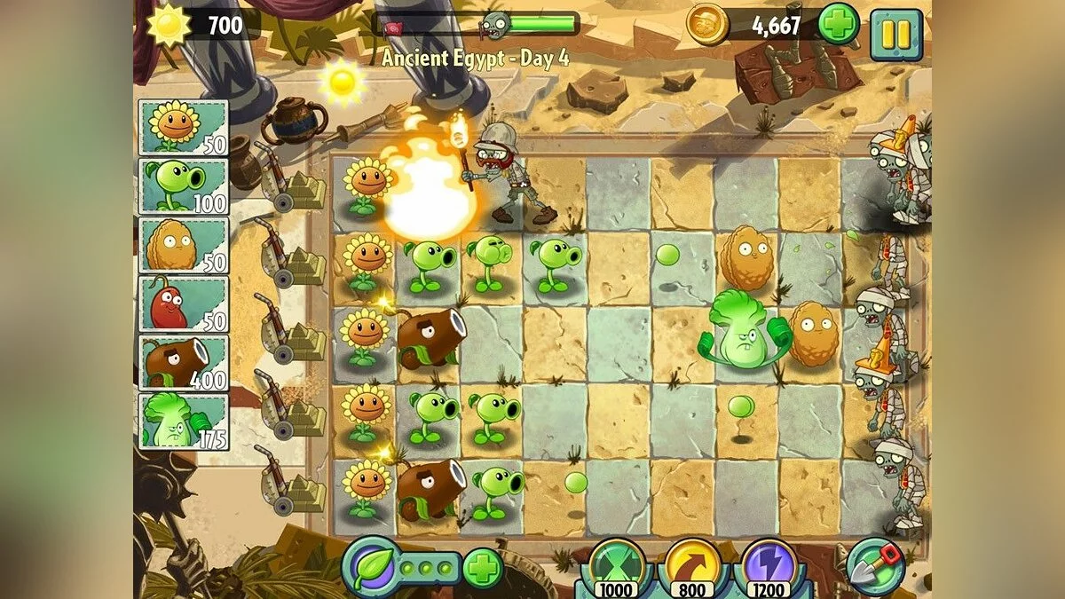 Скриншоты из Plants vs. Zombies 2 / Картинка 2