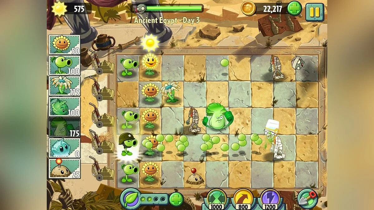 Скриншоты из Plants vs. Zombies 2 / Картинка 1