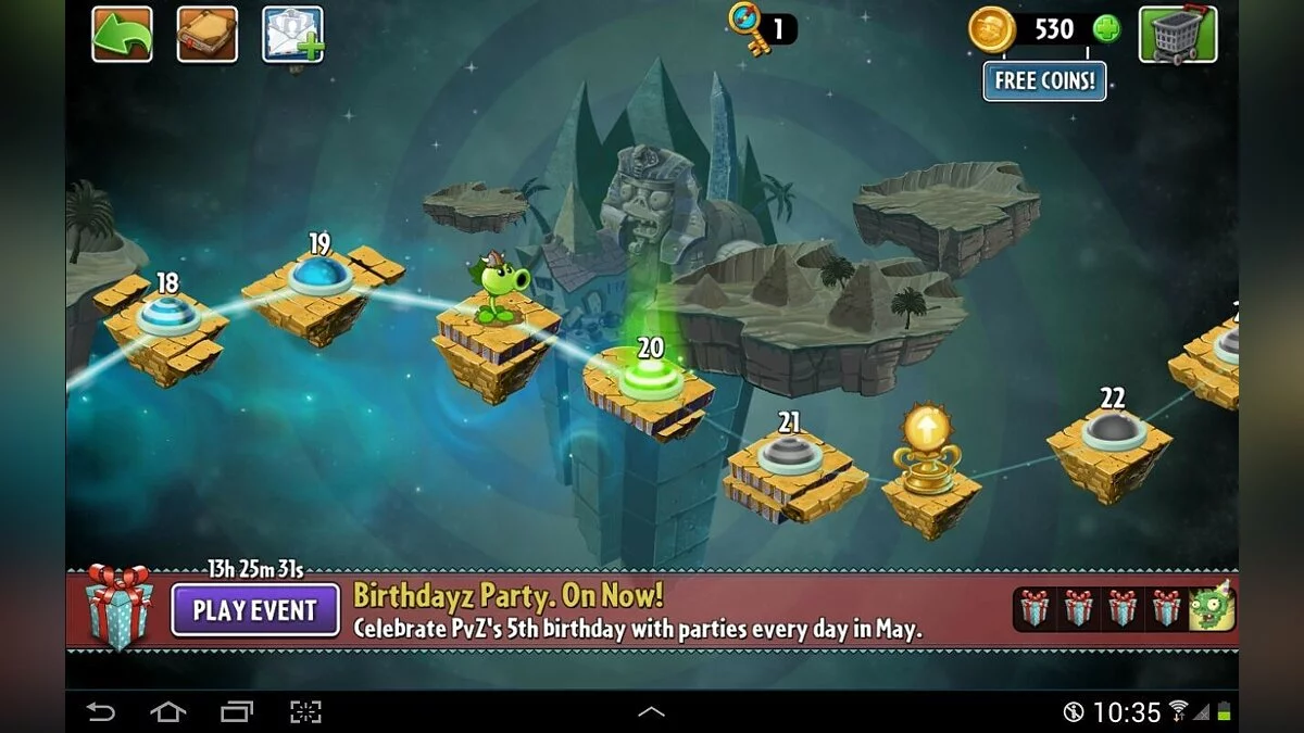 Скриншоты из Plants vs. Zombies 2 / Картинка 36