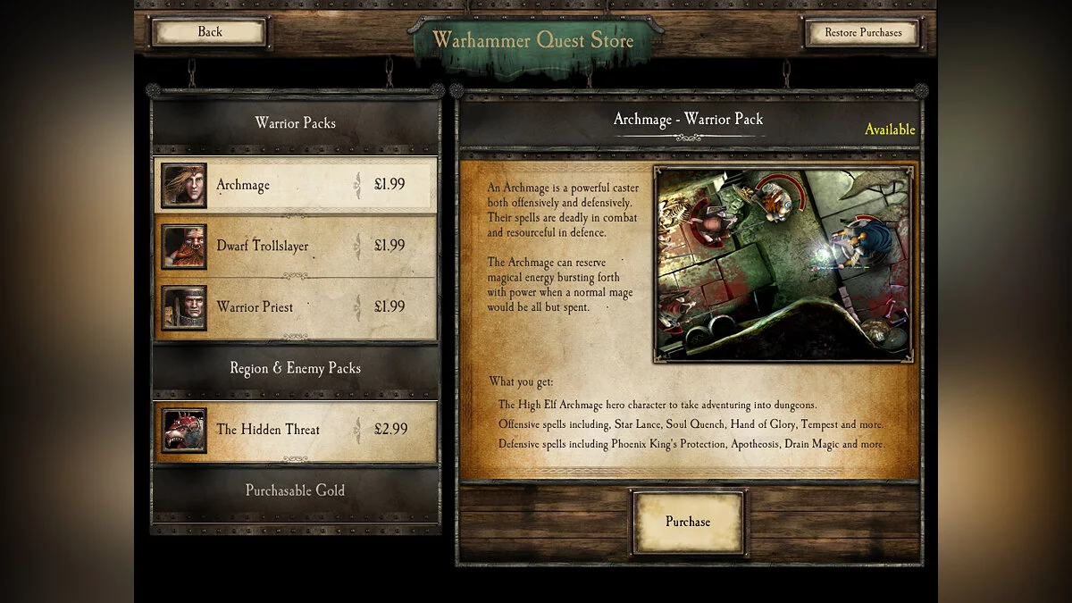 Скриншоты из Warhammer Quest / Картинка 1