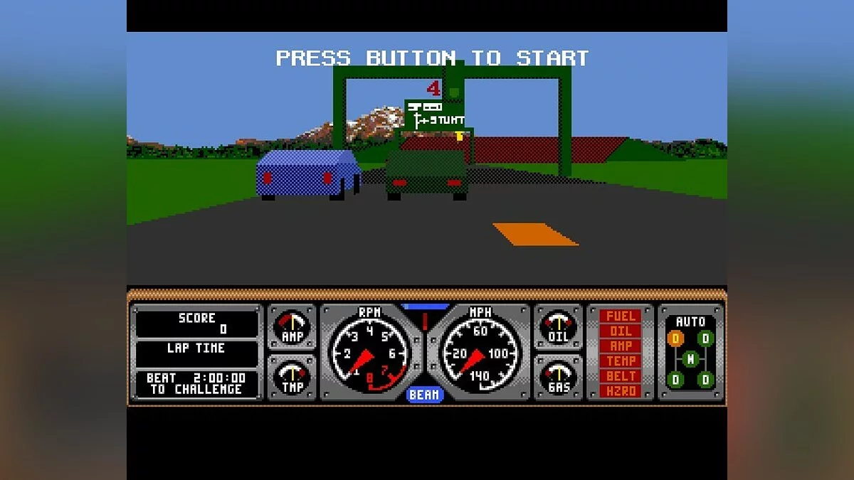 Скриншоты из Hard Drivin' / Картинка 21