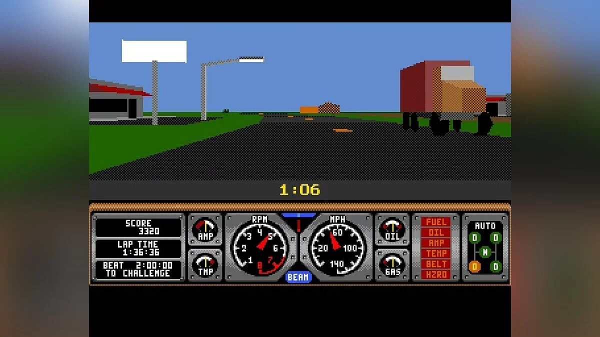Скриншоты из Hard Drivin' / Картинка 22