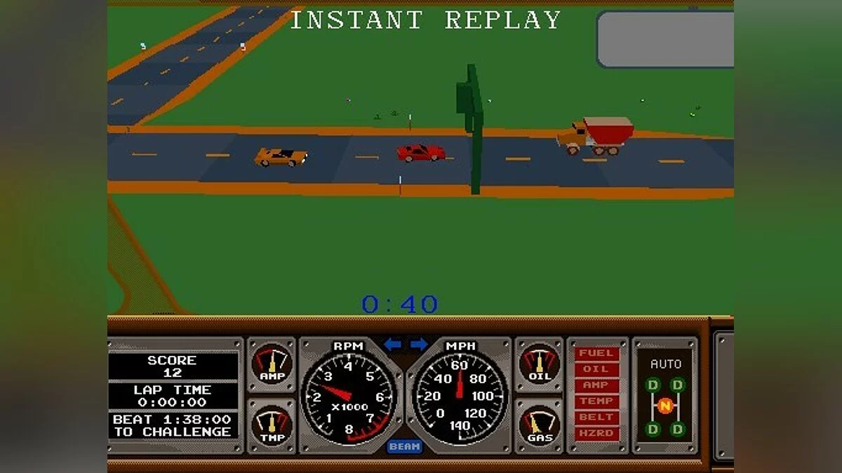Скриншоты из Hard Drivin' / Картинка 30