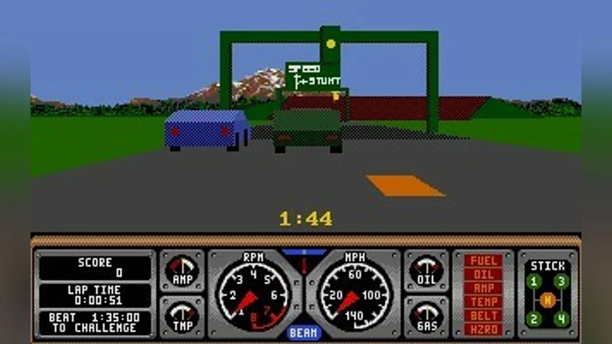 Скриншоты из Hard Drivin' / Картинка 35