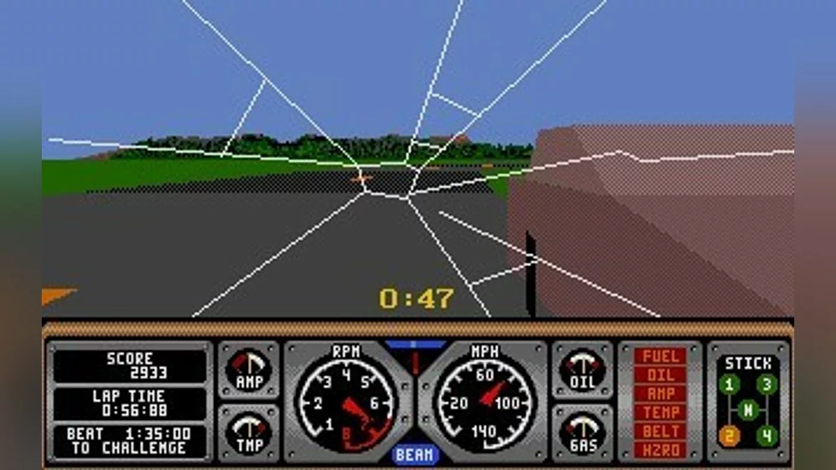 Скриншоты из Hard Drivin' / Картинка 37