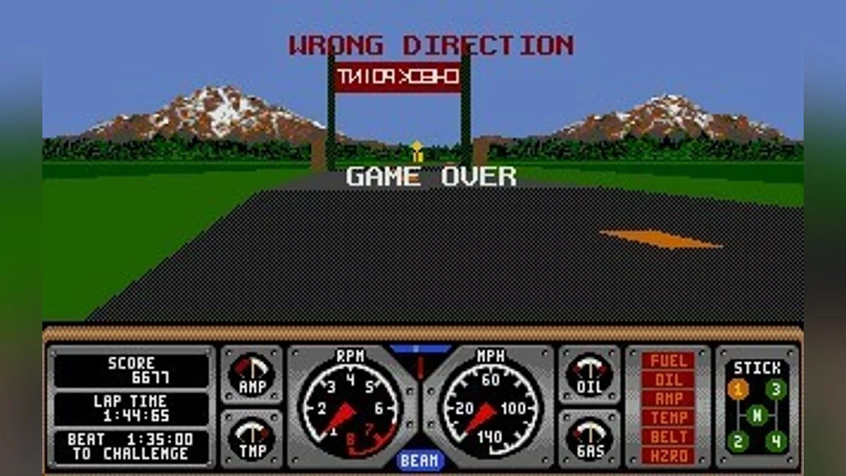 Скриншоты из Hard Drivin' / Картинка 40