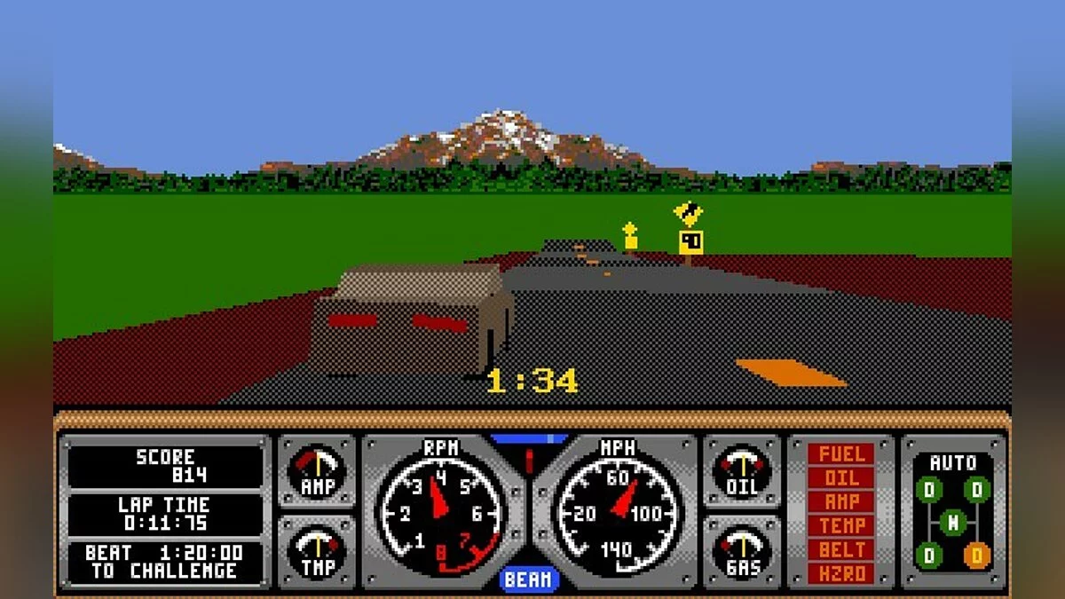 Скриншоты из Hard Drivin' / Картинка 50