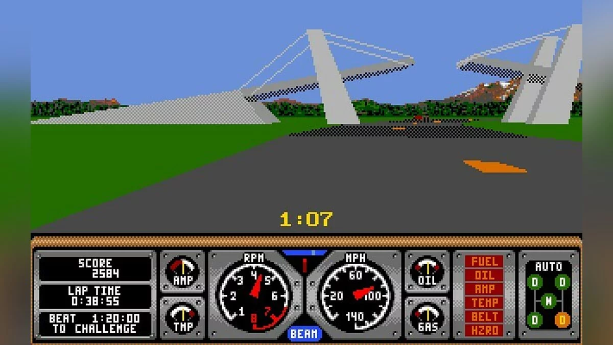 Скриншоты из Hard Drivin' / Картинка 51